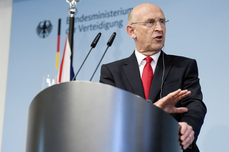 Empfang des Verteidigungsministers des Vereinigten Königreichs in Berlin