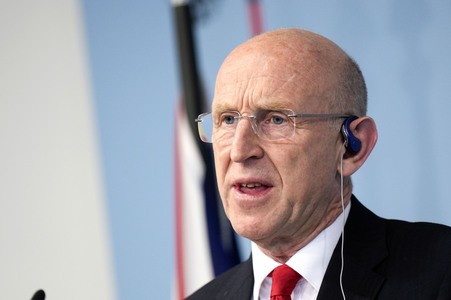 Empfang des Verteidigungsministers des Vereinigten Königreichs in Berlin