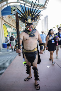 Cosplayer auf der San Diego Comic-Con International 2024