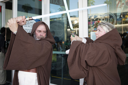 Cosplayer auf der San Diego Comic-Con International 2024