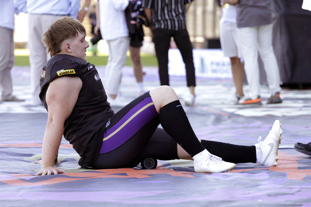 American Football-Spiel Frankfurt Galaxy vs. Madrid Bravos in Frankfurt