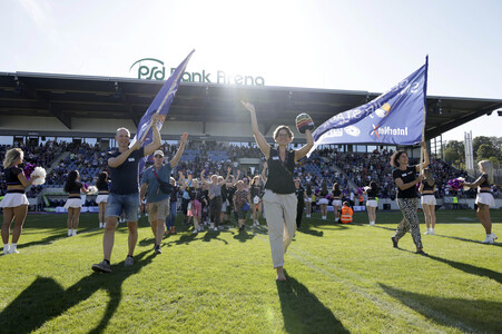 American Football-Spiel Frankfurt Galaxy vs. Madrid Bravos in Frankfurt