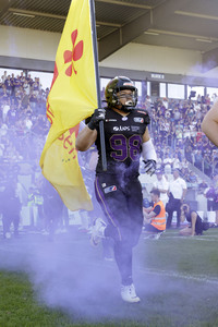 American Football-Spiel Frankfurt Galaxy vs. Madrid Bravos in Frankfurt
