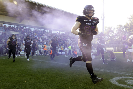 American Football-Spiel Frankfurt Galaxy vs. Madrid Bravos in Frankfurt