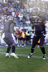American Football-Spiel Frankfurt Galaxy vs. Madrid Bravos in Frankfurt