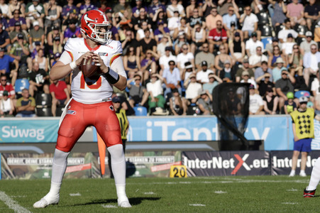 American Football-Spiel Frankfurt Galaxy vs. Madrid Bravos in Frankfurt