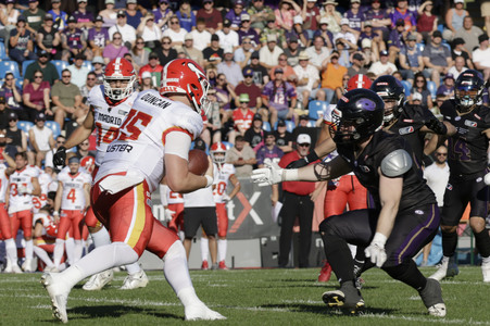 American Football-Spiel Frankfurt Galaxy vs. Madrid Bravos in Frankfurt