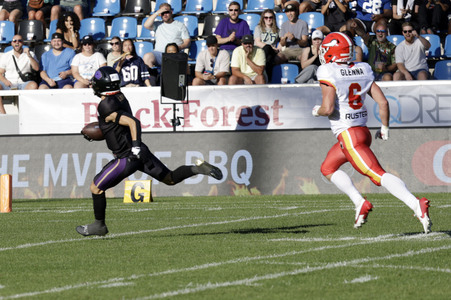 American Football-Spiel Frankfurt Galaxy vs. Madrid Bravos in Frankfurt