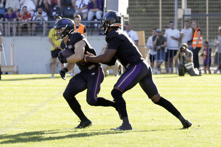 American Football-Spiel Frankfurt Galaxy vs. Madrid Bravos in Frankfurt