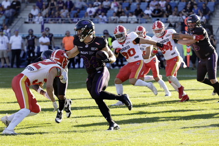 American Football-Spiel Frankfurt Galaxy vs. Madrid Bravos in Frankfurt
