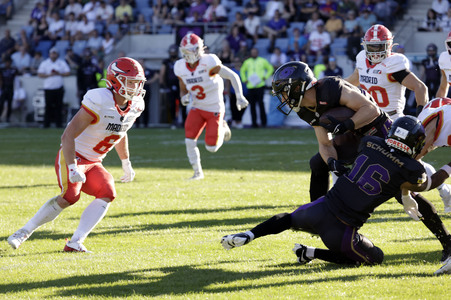 American Football-Spiel Frankfurt Galaxy vs. Madrid Bravos in Frankfurt