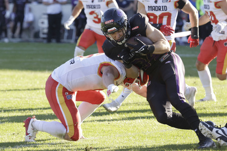 American Football-Spiel Frankfurt Galaxy vs. Madrid Bravos in Frankfurt
