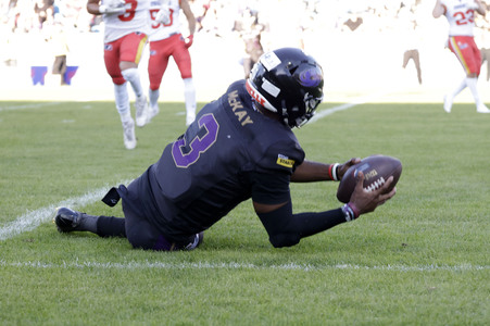 American Football-Spiel Frankfurt Galaxy vs. Madrid Bravos in Frankfurt