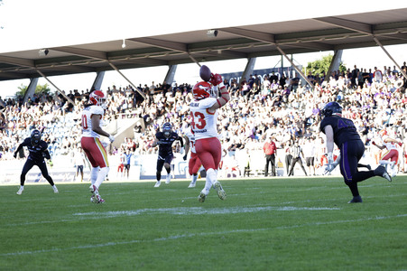 American Football-Spiel Frankfurt Galaxy vs. Madrid Bravos in Frankfurt