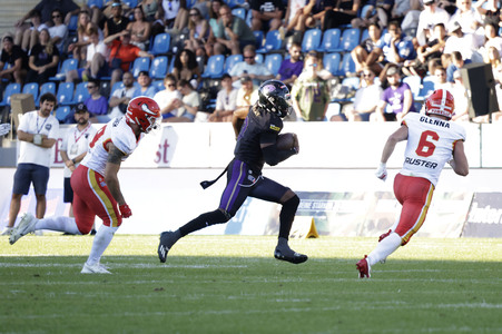 American Football-Spiel Frankfurt Galaxy vs. Madrid Bravos in Frankfurt