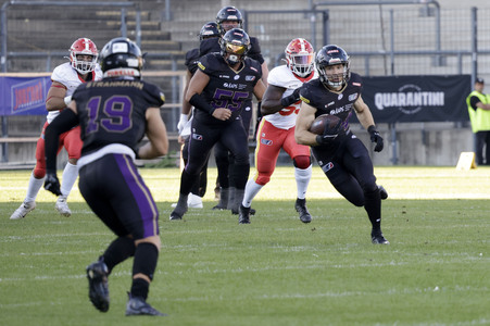 American Football-Spiel Frankfurt Galaxy vs. Madrid Bravos in Frankfurt