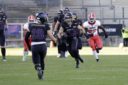 American Football-Spiel Frankfurt Galaxy vs. Madrid Bravos in Frankfurt