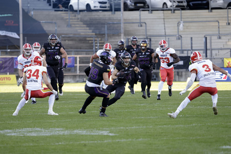 American Football-Spiel Frankfurt Galaxy vs. Madrid Bravos in Frankfurt
