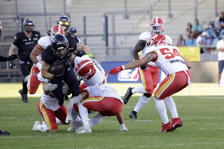 American Football-Spiel Frankfurt Galaxy vs. Madrid Bravos in Frankfurt