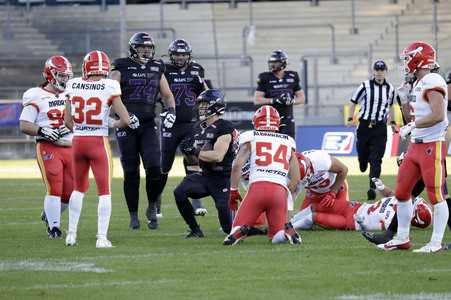 American Football-Spiel Frankfurt Galaxy vs. Madrid Bravos in Frankfurt