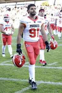 American Football-Spiel Frankfurt Galaxy vs. Madrid Bravos in Frankfurt