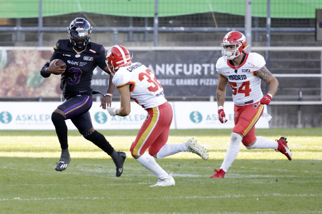 American Football-Spiel Frankfurt Galaxy vs. Madrid Bravos in Frankfurt