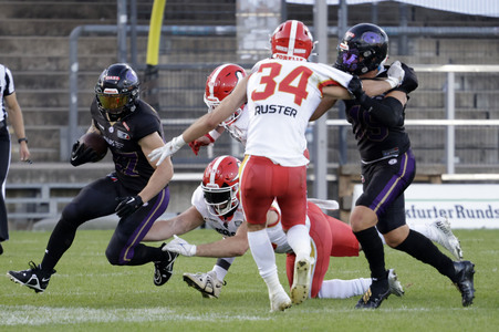American Football-Spiel Frankfurt Galaxy vs. Madrid Bravos in Frankfurt