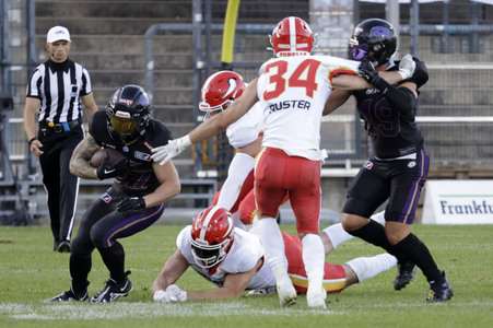 American Football-Spiel Frankfurt Galaxy vs. Madrid Bravos in Frankfurt