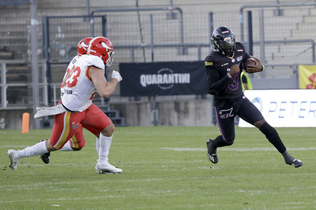 American Football-Spiel Frankfurt Galaxy vs. Madrid Bravos in Frankfurt