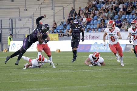 American Football-Spiel Frankfurt Galaxy vs. Madrid Bravos in Frankfurt