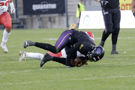 American Football-Spiel Frankfurt Galaxy vs. Madrid Bravos in Frankfurt