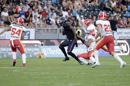 American Football-Spiel Frankfurt Galaxy vs. Madrid Bravos in Frankfurt