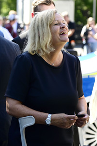 Besuch von Nancy Faeser bei der Bundespolizei an der deutsch-polnischen Grenze in Görlitz