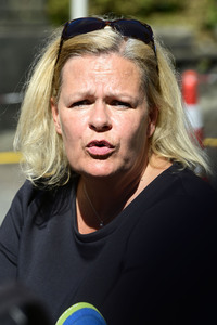 Besuch von Nancy Faeser bei der Bundespolizei an der deutsch-polnischen Grenze in Görlitz