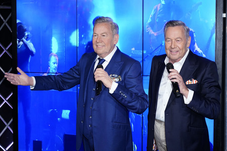 Präsentation der Wachsfigur von Roland Kaiser in Berlin