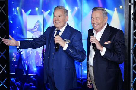 Präsentation der Wachsfigur von Roland Kaiser in Berlin