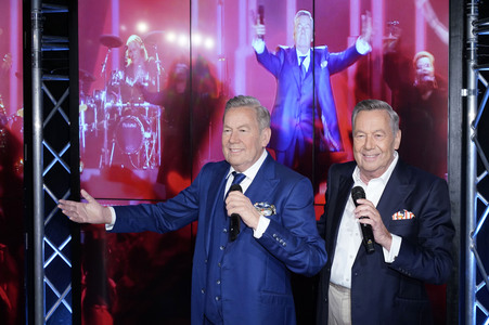 Präsentation der Wachsfigur von Roland Kaiser in Berlin