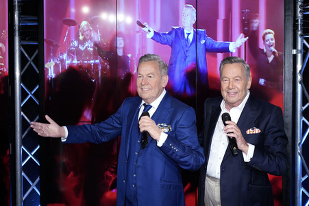 Präsentation der Wachsfigur von Roland Kaiser in Berlin