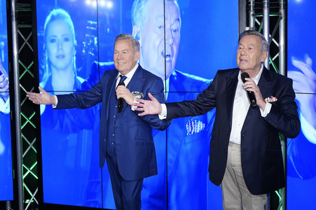 Präsentation der Wachsfigur von Roland Kaiser in Berlin