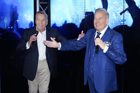 Präsentation der Wachsfigur von Roland Kaiser in Berlin