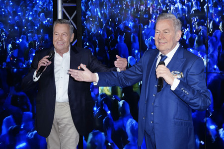 Präsentation der Wachsfigur von Roland Kaiser in Berlin