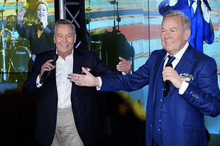 Präsentation der Wachsfigur von Roland Kaiser in Berlin