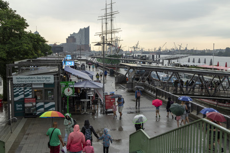 Starke Regenfälle in Hamburg