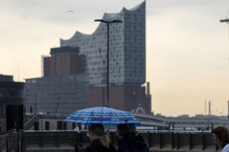Starke Regenfälle in Hamburg