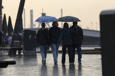 Starke Regenfälle in Hamburg