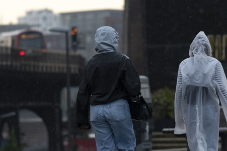 Starke Regenfälle in Hamburg