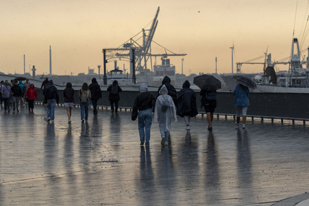 Starke Regenfälle in Hamburg