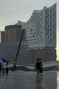Starke Regenfälle in Hamburg