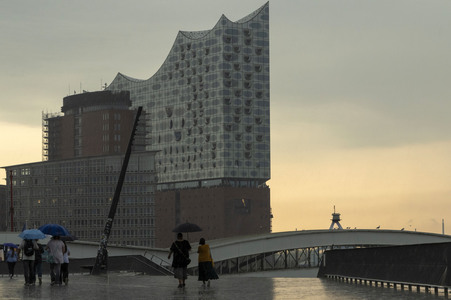 Starke Regenfälle in Hamburg