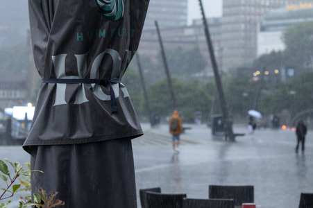 Starke Regenfälle in Hamburg
